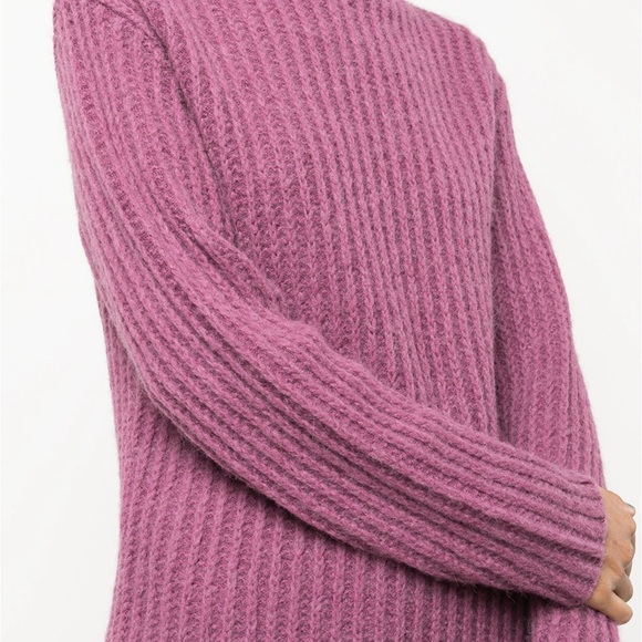 Vince Ribbed Funnel Neck Alpaca & Merino Sweater - 75% off MSRP!! - Picture 6 of 7